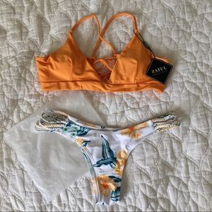 Zaful Hibiscus Bikini